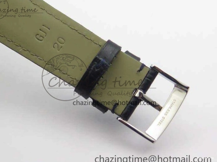 0228 Upgraded Seamaster Edizione Venezia SS Best Edition Blue Dial On Leather Strap A 8121